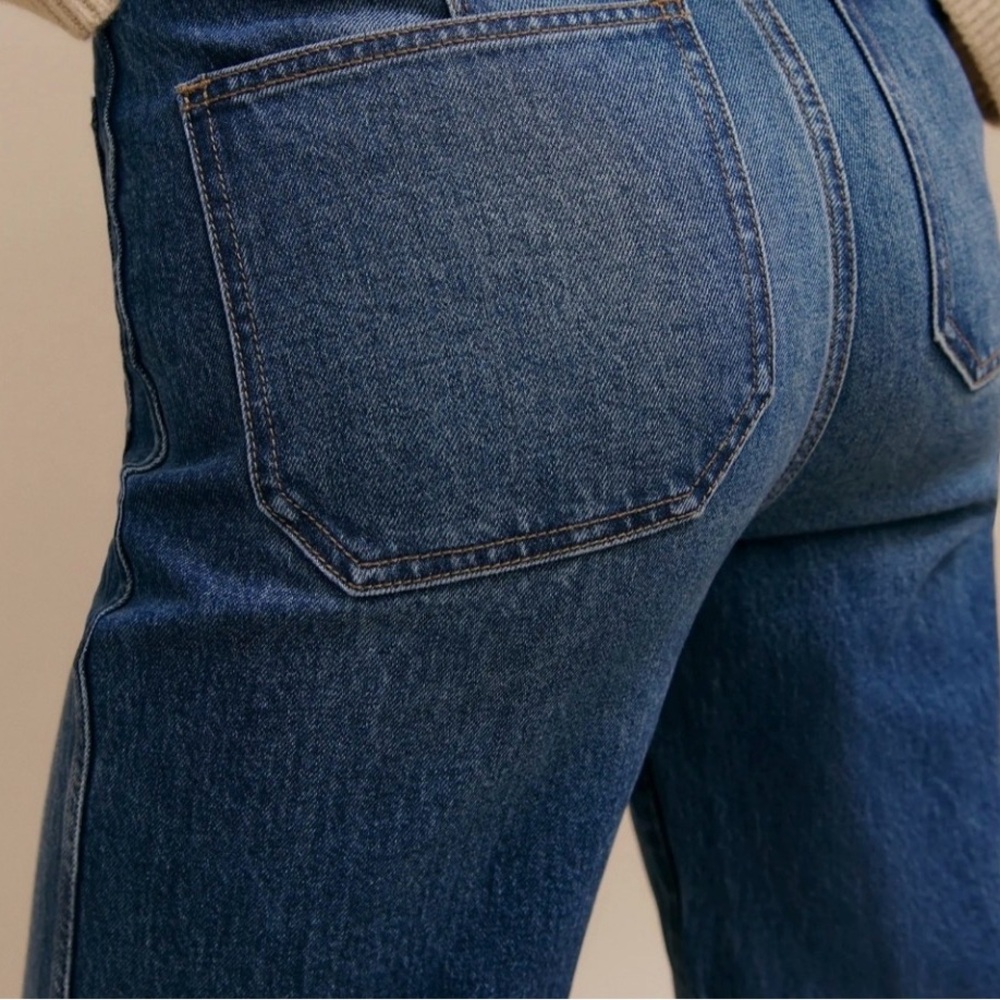 Reformation Alyssa High Rise Wide Leg Long Jeans, Size 29 - Picture 4 of 12